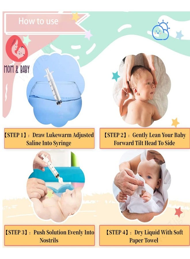 WenTigDY Nasal Irrigator for Baby,10ml Baby Nasal Syringe Irrigator Portable Infant Noses Cleaner Nasal Irrigation Nose Aspirator for Babys Nasal Wash Nasals Cleaner Babys Nose Rinse 2pcs (Pink) - Image 3